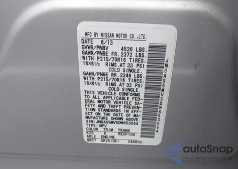 2013 Nissan Rogue S from USA, damaged, VIN JN8AS5MV5DW653044